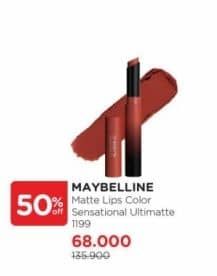 Promo Harga Maybelline Color Sensational Ultimate 1199 1 gr - Watsons