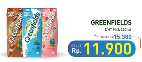 Promo Harga Greenfields UHT 250 ml - Hypermart