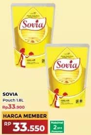 Promo Harga Sovia Minyak Goreng 1800 ml - Yogya