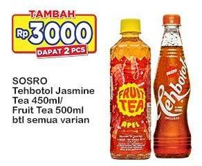 Promo Harga Sosro/Fruit Tea  - Indomaret