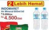 Promo Harga INDOMARET Air Mineral 600 ml - Indomaret