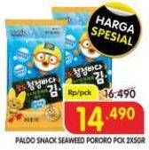 Promo Harga Paldo Pororo Roasted Seaweed per 2 bungkus 5 gr - Superindo