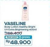 Promo Harga Vaseline Body Lotion UV Extra Brightening 400 ml - Indomaret