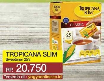 Promo Harga TROPICANA SLIM Sweetener 25 pcs - Yogya