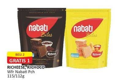 Promo Harga Nabati Wafer Richeese, Richoco 115 gr - Alfamart