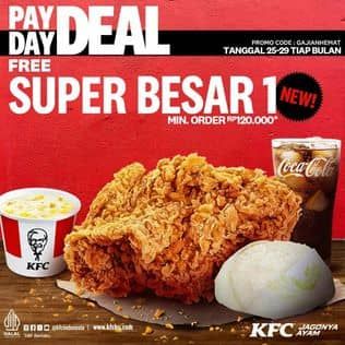 Promo Harga Pay Day Deal  - KFC