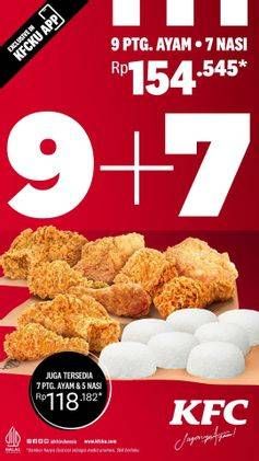 Promo Harga KFC Paket Ayam  - KFC