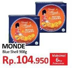 Promo Harga MONDE Butter Cookies 908 gr - Yogya