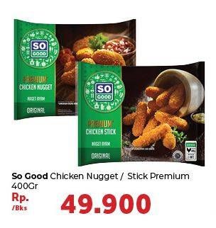Promo Harga Chicken Nugget / Stick Premium 400gr  - Carrefour