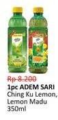 Promo Harga Adem Sari Ching Ku Herbal Lemon, Madu Lemon Tea 350 ml - Alfamidi