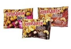 Promo Harga SILVER QUEEN Bites Almond, Dark, Cashew 40 gr - Carrefour