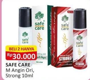 Promo Harga Safe Care Minyak Angin Aroma Therapy Strong 10 ml - Alfamart