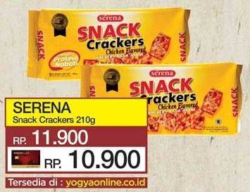 Promo Harga SERENA Snack Crackers 210 gr - Yogya