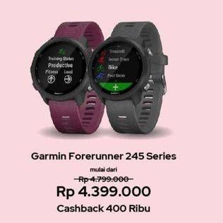 Promo Harga GARMIN Forerunner 245 Running Smartwatch  - Erafone