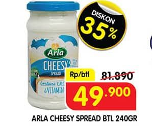 Promo Harga Arla Cheesy Spread 240 gr - Superindo