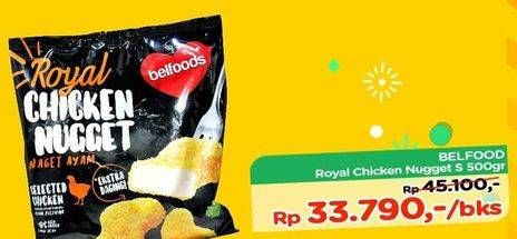 Promo Harga BELFOODS Royal Nugget 500 gr - TIP TOP