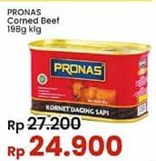 Promo Harga Pronas Corned Beef Regular 198 gr - Indomaret
