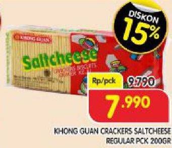 Promo Harga KHONG GUAN Saltcheese Regular 200 gr - Superindo