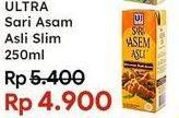 Promo Harga ULTRA Sari Asem Asli 250 ml - Indomaret