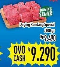 Promo Harga Daging Rendang Sapi Spesial per 100 gr - Hypermart