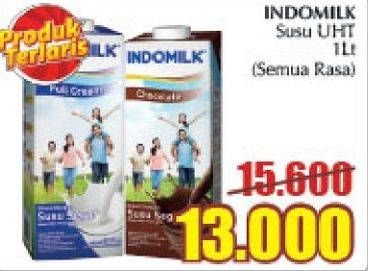 Promo Harga INDOMILK Susu UHT All Variants 1000 ml - Giant