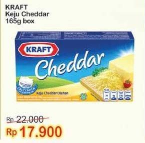 Promo Harga KRAFT Cheese Cheddar 165 gr - Indomaret