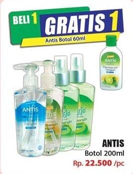 Promo Harga ANTIS Hand Sanitizer 200 ml - Hari Hari