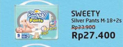 Promo Harga Sweety Silver Pants M18+2 20 pcs - Alfamart