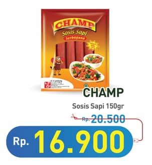 Promo Harga Champ Sosis Sapi Serbaguna 150 gr - Hypermart