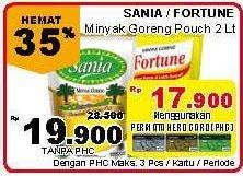 Promo Harga Sania/ Fortune Minyak Goreng  - Giant