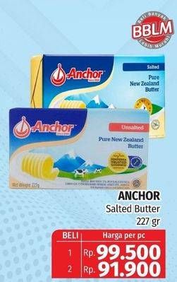 Promo Harga ANCHOR Butter Salted 227 gr - Lotte Grosir