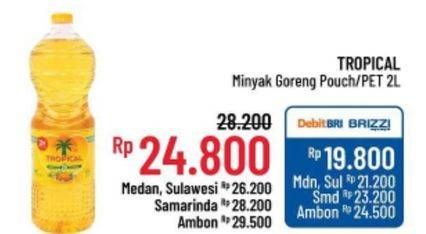 Promo Harga TROPICAL Minyak Goreng 2 ltr - Alfamidi