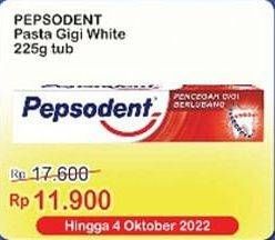 Promo Harga Pepsodent Pasta Gigi Pencegah Gigi Berlubang White 225 gr - Indomaret