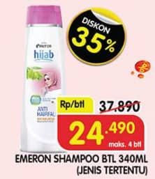 Promo Harga Emeron Shampoo 340 ml - Superindo