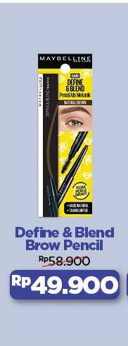 Promo Harga MAYBELLINE Define & Blend Brow Pencil  - Alfamart
