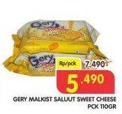 Promo Harga GERY Malkist Sweet Cheese 110 gr - Superindo