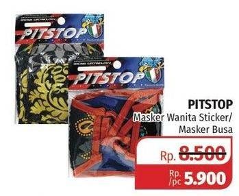 Promo Harga PITSTOP Masker Wanita Sticker, Busa  - Lotte Grosir