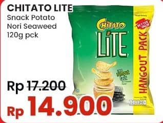 Promo Harga Chitato Lite Snack Potato Chips Seaweed 120 gr - Indomaret