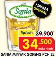 Promo Harga Sania Minyak Goreng 2000 ml - Superindo