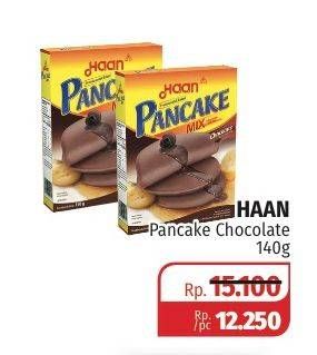 Promo Harga Haan Pancake Mix Chocolate 150 gr - Lotte Grosir