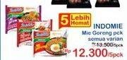 Promo Harga INDOMIE Mi Goreng Pedas, Rendang, Spesial 80 gr - Indomaret