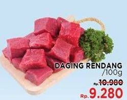 Promo Harga Daging Rendang Sapi per 100 gr - LotteMart