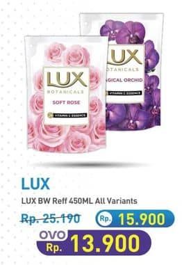 Promo Harga LUX Botanicals Body Wash All Variants 450 ml - Hypermart