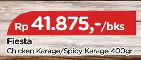 Promo Harga Fiesta Ayam Siap Masak Karage, Spicy Karage 400 gr - TIP TOP
