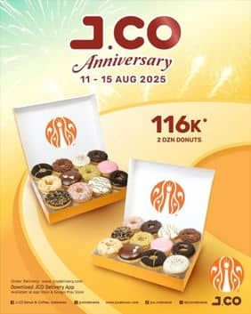 Promo Harga JCO Anniversary Donuts  - JCO
