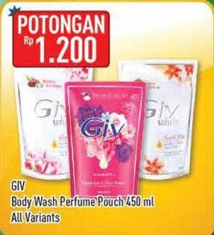 Promo Harga GIV Body Wash Perfume 450 ml - Hypermart