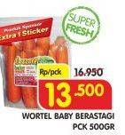 Promo Harga Wortel Baby Berastagi 500 gr - Superindo