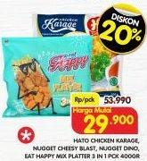 HATO Chicken Karage/ Nugget Cheesy Blast, Dino/ EAT HAPPY Mix Platter