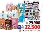 Promo Harga KIN/Cimory/Greenfields Fresh Milk  - LotteMart
