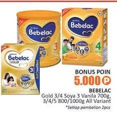 Bebelac Gold 3/4 Soya 700g, Bebelac 3/4/5 800/1000g